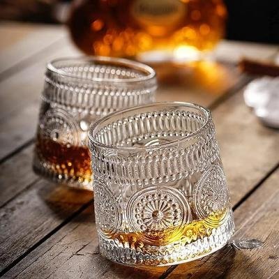 Click to see full view   VIDEO     3+ BARRAID Crystal Whiskey Glasses, Premium Cut Glass Design 250ML, (Set of 6)